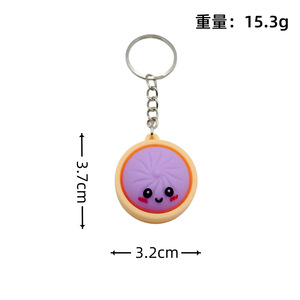 Cute Cartoon Backpack Key with Silicone Coating Looks Nice Is Fashionable It's a Cheap Party Gift Made of Silicone <b>Keychain</b> - Product Image 5