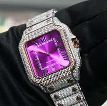 Iced Out Moissanite Watch