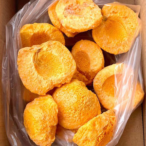 Peças de damasco liofilizadas orgânicas Pó de frutas liofilizadas Fatias de damasco liofilizadas preservadas em embalagem a granel - Product Image 2