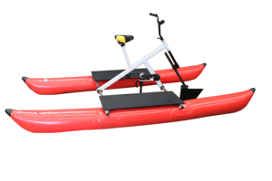 Vélo à pédales en aluminium Viking, vélo portable d'extérieur avec pompe à air en carton flottant en PVC gonflable, pédales aquatiques pour la navigation de plaisance - Product Image 2