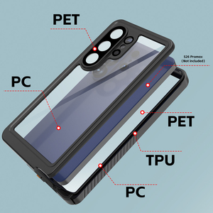 Funda Impermeable Redpepper para <span class=keywords><strong>Samsung</strong></span> S26 Ultra S26 FE S25 Plus, Transparente, Protección Total, Resistente a Impactos, IP68 - Product Image 2