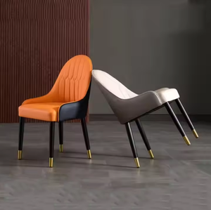Chaise <span class=keywords><strong>de</strong></span> salle à manger moderne <span class=keywords><strong>de</strong></span> luxe en cuir pour table <span class=keywords><strong>de</strong></span> salle à manger, ensemble <span class=keywords><strong>de</strong></span> <span class=keywords><strong>4</strong></span> et 6 <span class=keywords><strong>chaises</strong></span> pour hôtel, cuisine, restaurant - Product Image 4