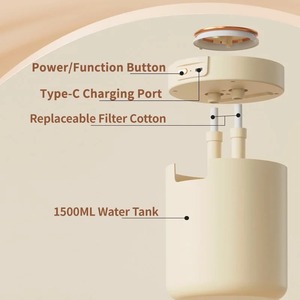 Mini Humidificador Recargable Portátil USB con Vapor Frío, 3 Modos y Luz LED para Hogar, Oficina, Dormitorio, Aceite Esencial - Product Image 4