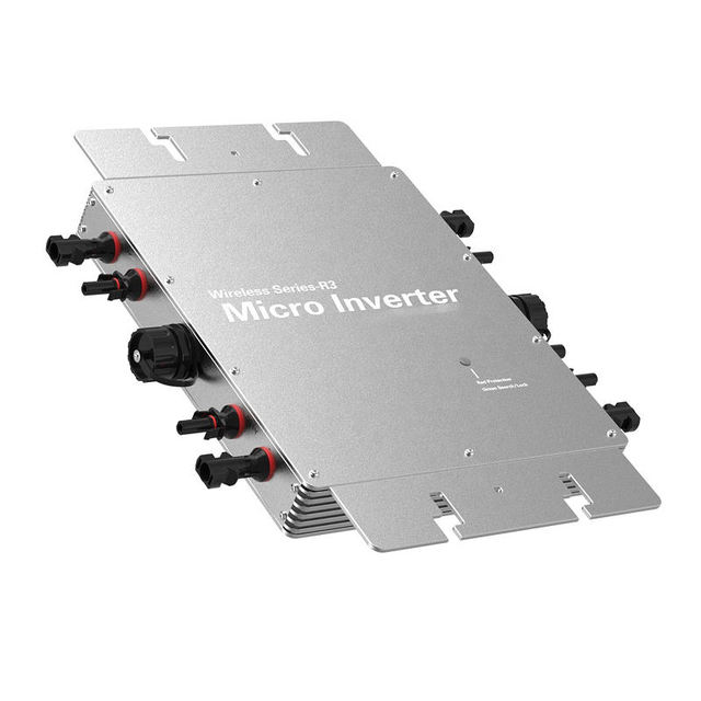 Single Phase Smart Grid Microinverter 800W 1200W 1600W 2000W 2800W WIFI Mobile APP Monitoring Balcony Solar Panel