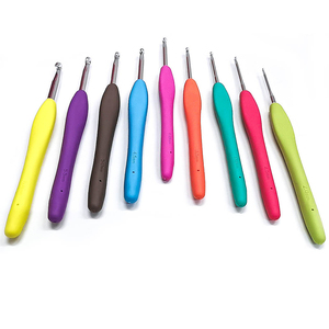 Ensemble de 9 crochets en silicone TPR et aluminium pour <span class=keywords><strong>tricot</strong></span> et <span class=keywords><strong>crochet</strong></span> - Product Image 4