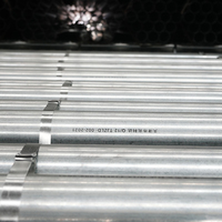 Tuyau d'acier galvanisé à chaud USI Q195 tuyau d'acier de clôture ronde échafaudage tube d'acier tuyau GI