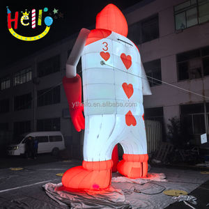 Mascota Inflable Personalizada con Logotipo, Personaje Inflable, Modelo de Póker, Exhibición Publicitaria - Product Image 4