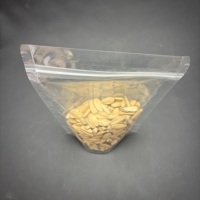 Pochette transparente refermable avec fermeture éclair pour aliments et produits de détail