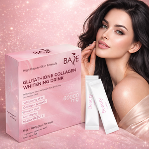 OEM Halal Gluta miglior integratore di bellezza liquido orale collagene polvere bustina peptidi marini pesce latte sbiancante della pelle sbiancante - Product Image 2