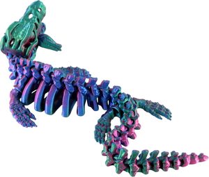 PowerTRC - Figura de Dinosaurio Articulada de Mosasaurus, Impresa en 3D, de Plástico, Animales Prehistóricos Coleccionables, Decoración de Escritorio - Product Image 5