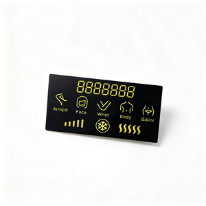 Autocollant de clavier à membrane pour panneau de commande d'appareil d'épilation IPL personnalisé en usine, pour visage, corps, maillot de bain, en PVC/PET adhésif - Product Image 1