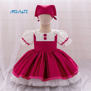 MQATZ Nouveau style de robe de princesse pour filles, costume de <span class=keywords><strong>cosplay</strong></span> <span class=keywords><strong>MaSha</strong></span>, robe deux pièces en satin, AMSYX01 - Product Image 5