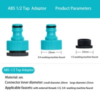 1/2 ''à 3/4 ''filetage femelle mamelon Joint en laiton pur tuyau d'arrosage robinet adaptateur robinet cuivre adaptateur 1 pièces