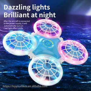 EPT Remote Control Quadcopter Drone Altitude Hold 4 <strong>Axis</strong> Aircraft Featuring Throwing Function UFO Spinners <strong>Flying</strong> Toy Plane - Product Image 3