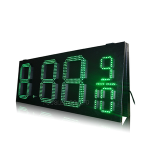 Pannello di visualizzazione a LED da <span class=keywords><strong>15</strong></span> pollici per esterni, segno di prezzo del Gas 7 segmenti per la stazione di servizio, resistente alle intemperie, segno di prezzo del Gas a LED - Product Image 2