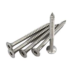 Vis à tête trompette en acier inoxydable de 65 mm et 100 mm pour terrasses en bois - Product Image 1