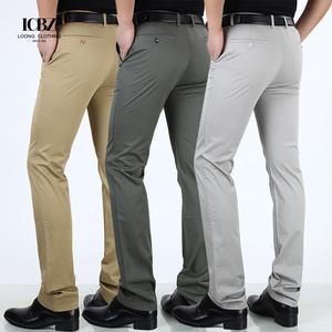 2025 logo print <span class=keywords><strong>cargo</strong></span> broek fitness slim fit chino kantoorbroek linnen zakelijke herenbroek golfbroek - Product Image 2