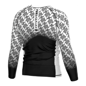 Custom Oem Odm Jiu Jitsu No Gi Sports Grappling Workout <b>Compression</b> <b>Shirt</b> Rash Guard - Product Image 4