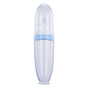 Biberón de Pasta de Arroz para Bebés de 120 ml, Cuchara de Alimentación con Ventosa de Silicona, Vajilla de Alimentación <span class=keywords><strong>Complementaria</strong></span> para Bebés - Product Image 5