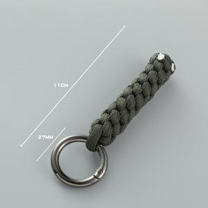 <span class=keywords><strong>Porte</strong></span>-clés de voiture tressé à la main, ornements, pendentif <span class=keywords><strong>parapluie</strong></span>, boucle de suspension pour couteau, cordelette pour téléphone portable, <span class=keywords><strong>porte</strong></span>-clés à nœud - Product Image 4