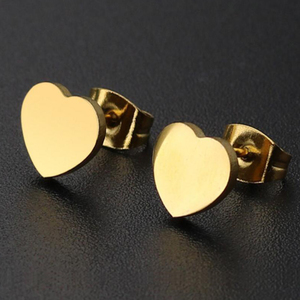 New Style Cute Love Stainless Steel <strong>Small</strong> <strong>Stud</strong> <strong>Earrings</strong> for Girls Women - Product Image 4