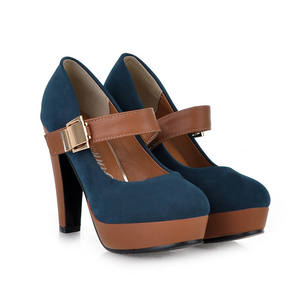 Zapatos de tacón alto a la moda para mujer, sandalias elegantes y casuales con plataforma para primavera y verano, plantillas de EVA, tacones gruesos - Product Image 1