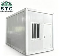 Maison préfabriquée détachable de 20 pieds, structure en acier, cabine modulaire portable en kit, bureau à domicile, chambre d'amis, bâtiment personnalisé pour jardin