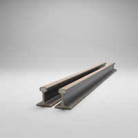 Rail en acier de 38 kg, 50 kg, 60 kg, 75 kg, norme chinoise, directement de l'usine, pour la construction ferroviaire
