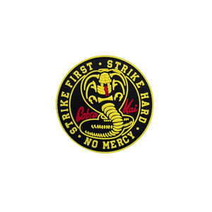 Patch Morale <span class=keywords><strong>Cobra</strong></span> <span class=keywords><strong>Kai</strong></span> in Gomma PVC Chenille Goffrata Resistente, Ecologica, Termoadesiva e Impermeabile per Abbigliamento e Cappelli - Product Image 1