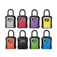 Boîte à clés en plastique durable et étanche avec serrure à code, antivol, pour véhicule, boîte à clés pour fenêtre de voiture