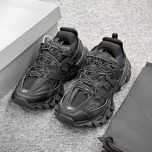 Classic platform casual <b>shoes</b> for men and <b>women</b> of top quality. Track 3.0 version with glowing effect. Luxurious brand design. - Product Image 1