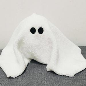 Dessin animé fantôme avec citrouille oreiller effrayant jouet Halloween jeter oreiller fantôme jouets en peluche décoration de la maison pour les fêtes - Product Image 3