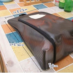 Sac à chaussures léger et pratique, anti-poussière, avec fermeture éclair, pour voyage, imperméable, avec logo personnalisé, vente en gros - Product Image 4