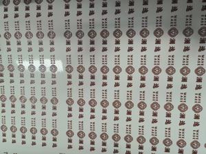 Custom Clear Gold Foil Waterproof <strong>Vinyl</strong> PVC High Visibility Light Reflective Label <strong>Stickers</strong> For Cosmetics Packaging - Product Image 3