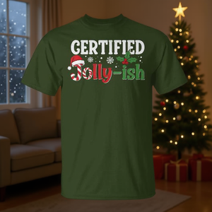 เสื้อยืดลาย Jolly-Ish ที่ได้รับการรับรอง สำหรับใส่ในวันหยุดคริสต์มาสแสนสนุก - Product Image 1