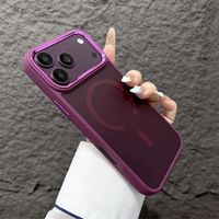 Coque magnétique mate en gros pour iPhone 18 Pro Max 17 Air 16 15 14 Plus 13 12 11 XS XR, compatible charge sans fil, en TPU et PC