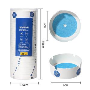 Cenicero de Papel Desechable Moderno para Interiores, Ecológico, Fácil de Limpiar, Portátil, Multiusos, con Logotipo Personalizado, por Caja de 1000 Unidades, MOQ - Product Image 6