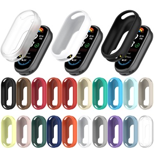 <span class=keywords><strong>Mi</strong></span> <span class=keywords><strong>Band</strong></span> 10 9 8 Funda protectora de silicona PC Watch Case para <span class=keywords><strong>Xiaomi</strong></span> Watch <span class=keywords><strong>Band</strong></span> 10 NFC/9 NFC/8 NFC - Product Image 2