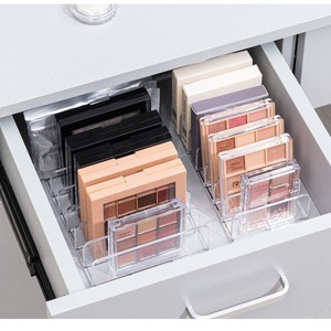 Transparent Plastic Makeup Organizer Drawer Divider For Eyeshadow Palette <b>Powder</b> <b>Compact</b> Cosmetic Storage Rack - Product Image 1