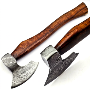 Cuchillo para Pizza de Acero Inoxidable Industrial de Alta Calidad, Estilo Damasco, con Parte Trasera Plana, Hecho a Mano, con Mango de Madera de Palisandro de 2 2/5 Pulgadas, ODM/OEM - Product Image 1