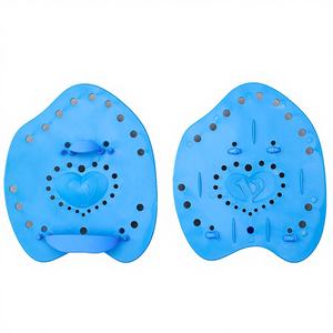 Aletas de Natación de Silicona Azul, Aletas de Buceo para Snorkel para Niños y Adultos - Product Image 1