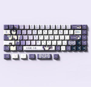 Teclas PBT Personalizadas con Temática de Rabbit Hole de Enigma Realm para Teclado Mecánico, Estilo Anime Vocaloid <span class=keywords><strong>Cosplay</strong></span>, 74 Teclas, Regalo para Gamers - Product Image 6