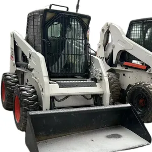 Construction machine Used Powerful Performance Bobcat S160 S185 S220 S500 S550 Small Skid Steer Loader With Shovel Bucket