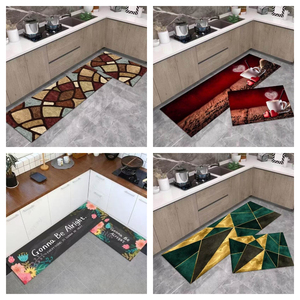 <span class=keywords><strong>Tapis</strong></span> en velours cristal de qualité supérieure, 3D, 2 pièces, lavable, épais, <span class=keywords><strong>antidérapant</strong></span>, petits <span class=keywords><strong>tapis</strong></span> de <span class=keywords><strong>cuisine</strong></span> pour le sol - Product Image 3