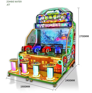 Machine de jeu d'arcade à monnayeur sur le thème du tir aux balles avec rédemption de tickets, garantie 1 an, version anglaise - Product Image 3