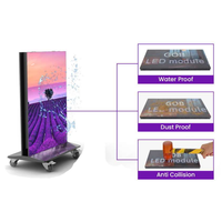 Pantalla LED Plegable P1.2 P2.5, Sistema de Plegado Móvil Vertical, Solución de Video Wall Expandible para Exposiciones, Alquiler y Presentaciones