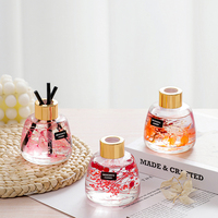 Diffuseur de parfum à roseaux Mescente, flacon blanc, mini, huile aromatique, parfum thaïlandais, coffret cadeau