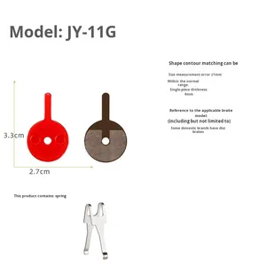 Plaquettes de frein semi-métalliques pour VTT <span class=keywords><strong>BB5</strong></span> M355 M446 Plaquettes de frein à disque à huile Chine - Product Image 6