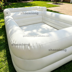 <span class=keywords><strong>Piscine</strong></span> gonflable de luxe portable pour fêtes familiales en extérieur, <span class=keywords><strong>piscine</strong></span> gonflable commerciale pour enfants et adultes, <span class=keywords><strong>piscine</strong></span> gonflable avec transats - Product Image 2