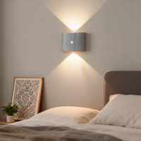 Lampe murale rotative à LED à piles, à intensité variable, portable, rechargeable, magnétique, pour lecture, applique murale